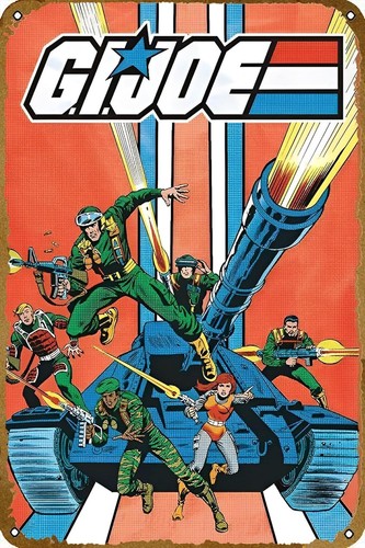 Gi Joe – โปสเตอร์รถถัง ของสะสม - Vintage Collectible Tins บทวิจารณ์และราคา