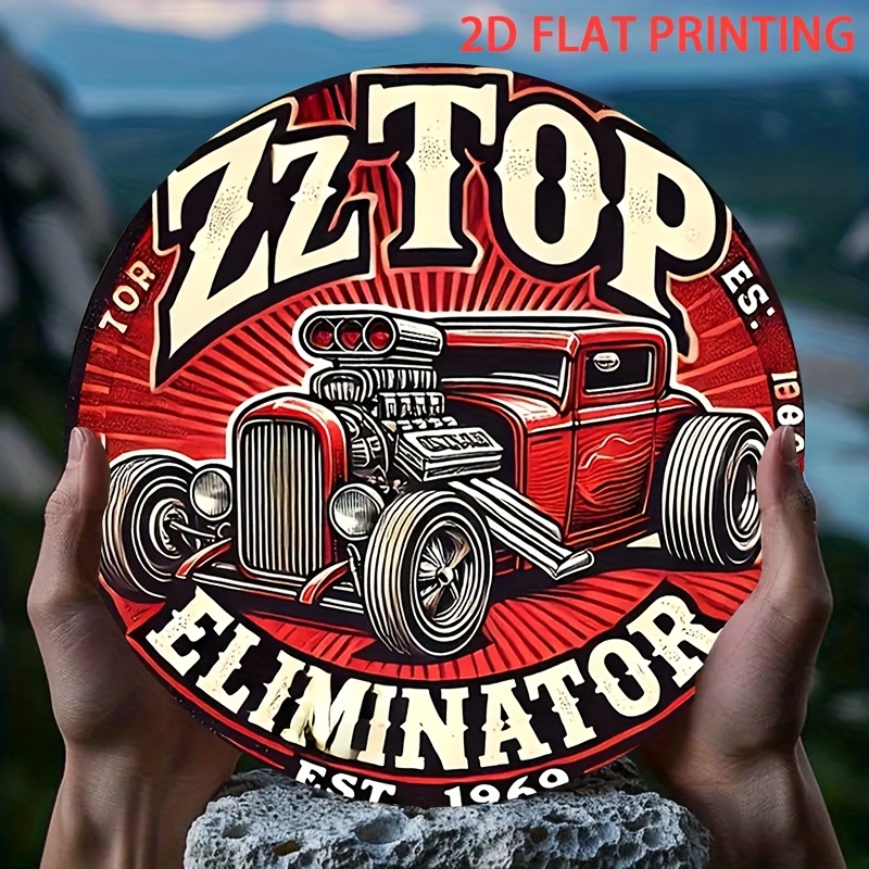 ป้ายโลหะรถยนต์ ZZ Top Eliminat - Vintage Collectible Plates บทวิจารณ์และราคา